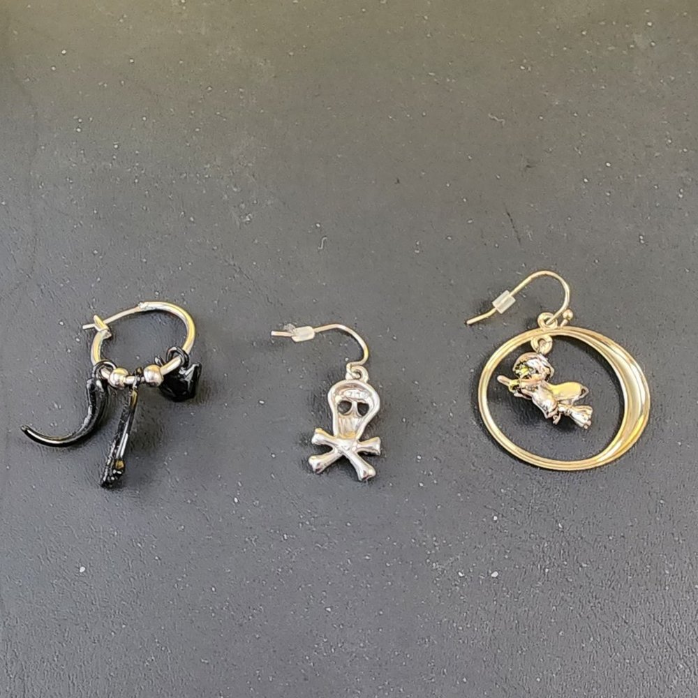 Avon Halloween Earrings Set of 3 - Picture 2 of 6
